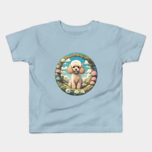 Toy Poodle Garden Kids T-Shirt